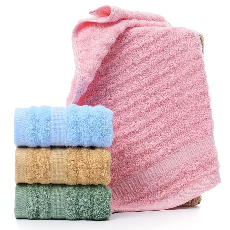 25*50cm Children Cleansing Cotton Towel Solid Color Thicken Rectangle Washcloth Kitchen Clean Towels Home Bathroom Supplies BH5221 WLY