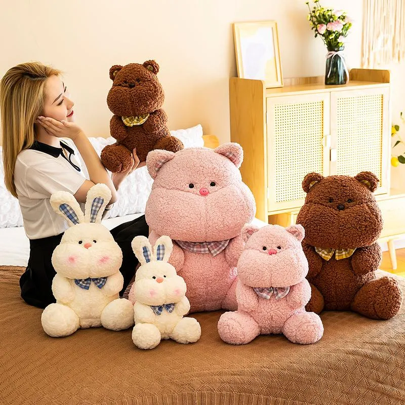 かわいいウサギのぬいぐるみクマのぬいぐるみ動物玩具家の装飾人形の枕子供の誕生日プレゼント
