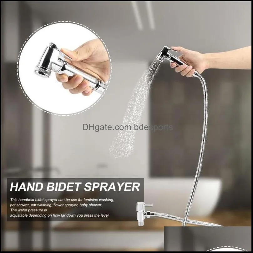 Bath Accessory Set Handheld Toilet Bidet Sprayer Universal Stainless Steel Kit For Wash Cleaning Accessories