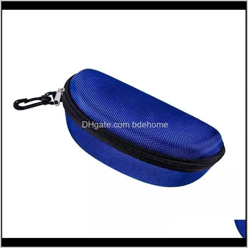 15 colors sunglasses case eyeglasses box glasses bag eyeglasses carry box sunglass portable zipper hook hard holder sunglasses 100 u2