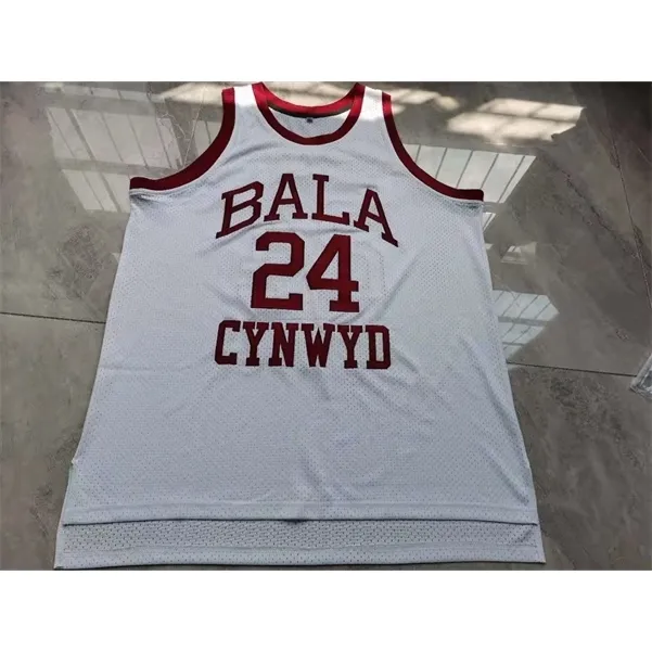 001RAre Koszykówka Jersey Mężczyźni Młodzież Kobiety Vintage Bala Cynwyd K 24 B Rozmiar S-5XL Niestandardowy Nazwa lub numer