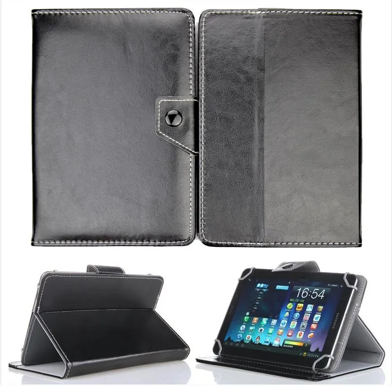 Universele Verstelbare PU Leather Stand Cases voor 7 8 9 10 inch Tablet PC MID PSP Pad iPad Covers UF156