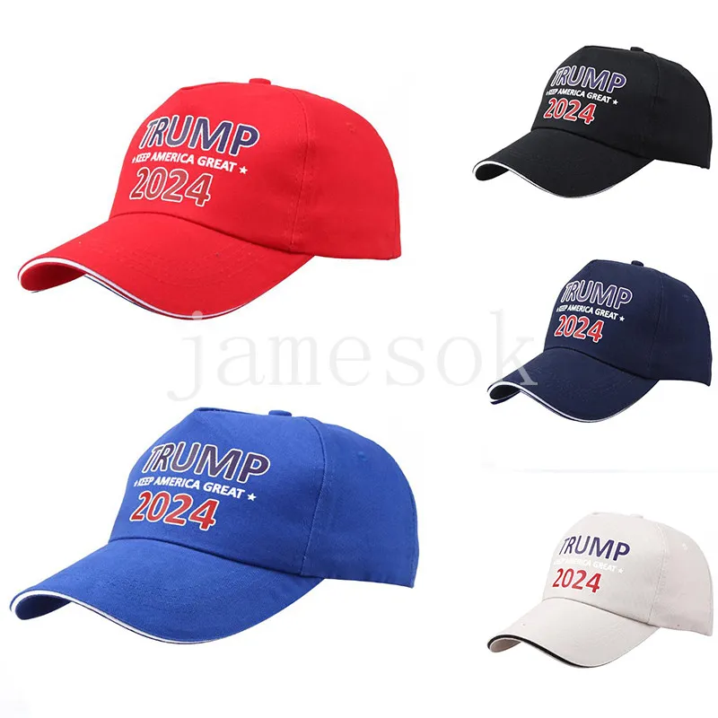 Chapeau Trump d'été pare-soleil, chapeaux de Baseball réglables, casquette d'élection présidentielle 2024, casquettes de fête DB643