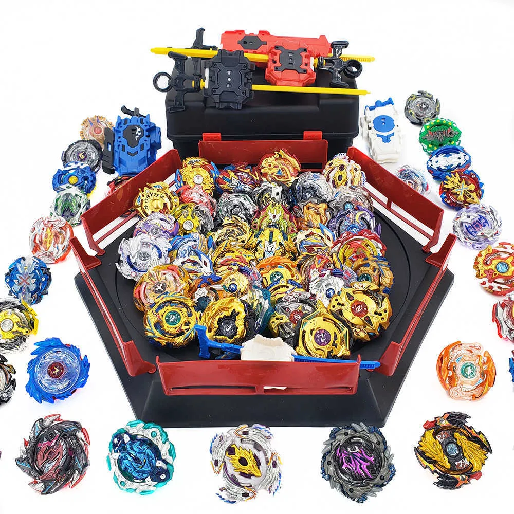 ☆ DHgate 추천 핫 아이템: Beyblade Burst 세트 스타터와 경기장이있는 장난감 금속 신 베이 블레이드, 8 피스  아이를위한 8 피스, 2024 소년을위한 전투 장난감, 3 세 이상