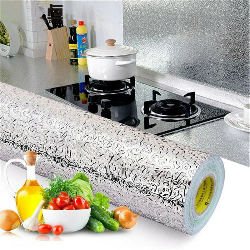 Window Stickers Modern Kitchen Waterproof Self-adhesive Oil-proof Classic Wall Protect Desktop One Piece Household