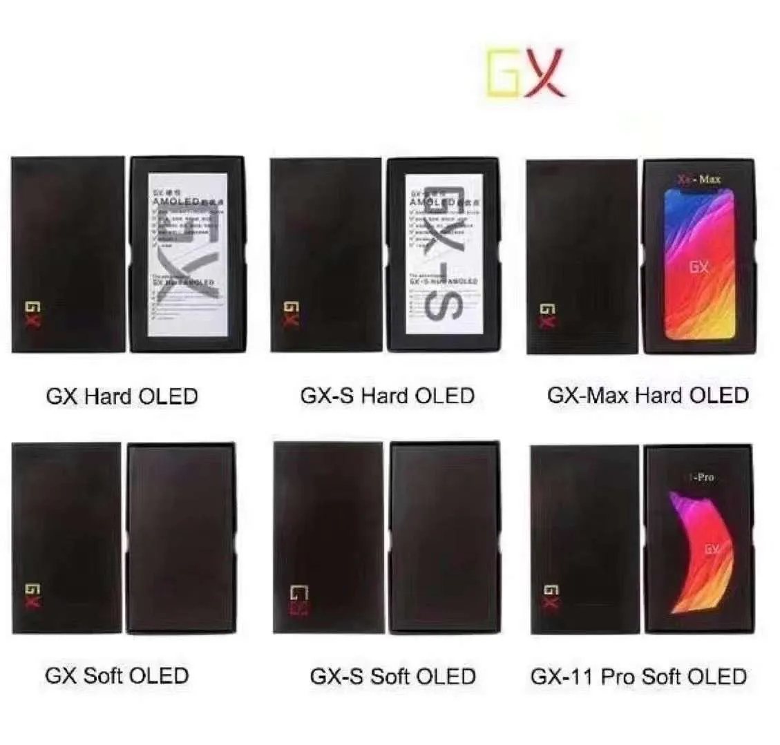 GX OLED screen replacement for iPhone X lcd xsmax 11 pro soft quality
