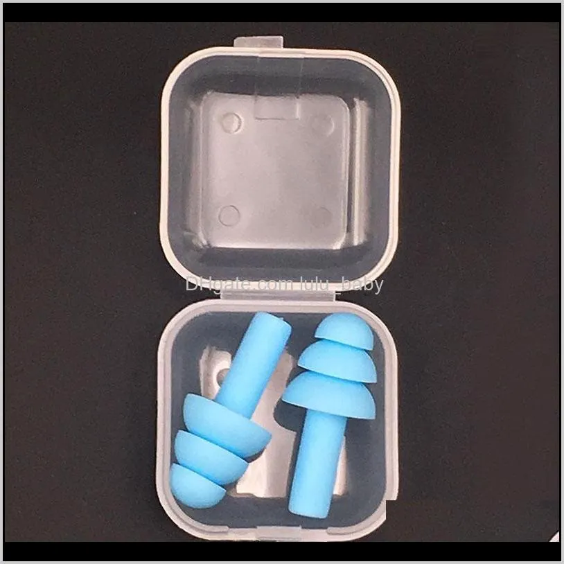 soft silicone ear plugs sound insulation ear protection earplugs anti noise snoring sleeping plugs for travel noise reduction
