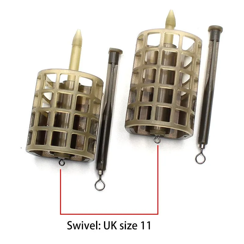 Fishing Accessories Carp Tackle Pellets Bait Cage Feeder For
