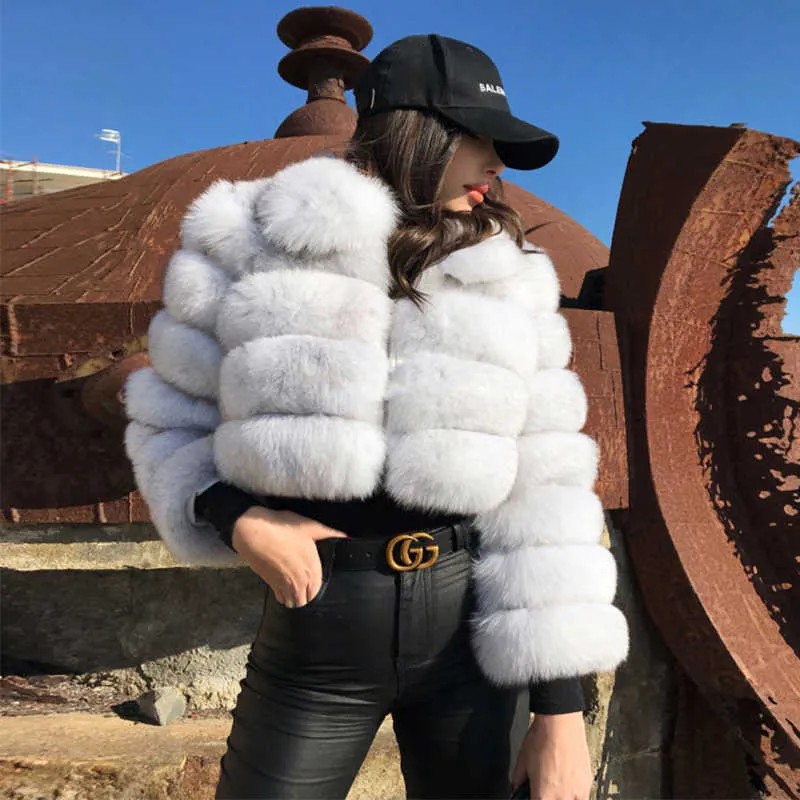 Faux fox vest hotsell