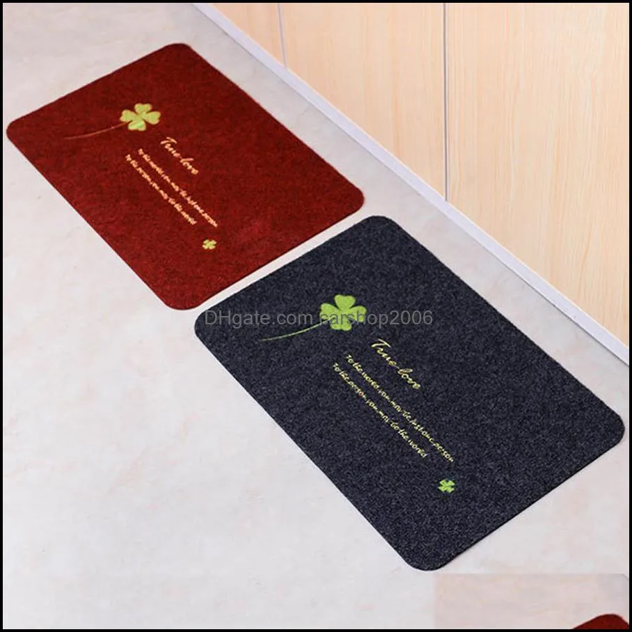 Wholesale Entrance Front Door Mats Welcome Rug Carpet Home Indoor/Outdoor Decor Pad Non-slip Funny Doormat Corridor Floor Mat DH0721