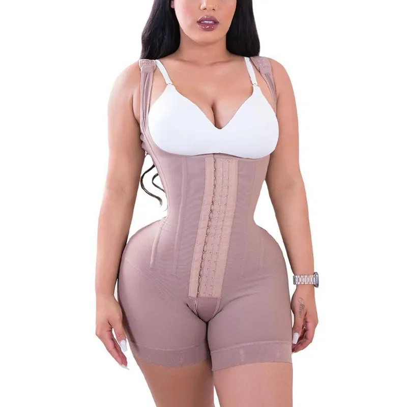 Modelador Feminino Roupa De Alta Compressão Dupla Com Controle De Barriga  Skims Ajustáveis BBL Post Op Supplie Fajas Colombianas De $168,2