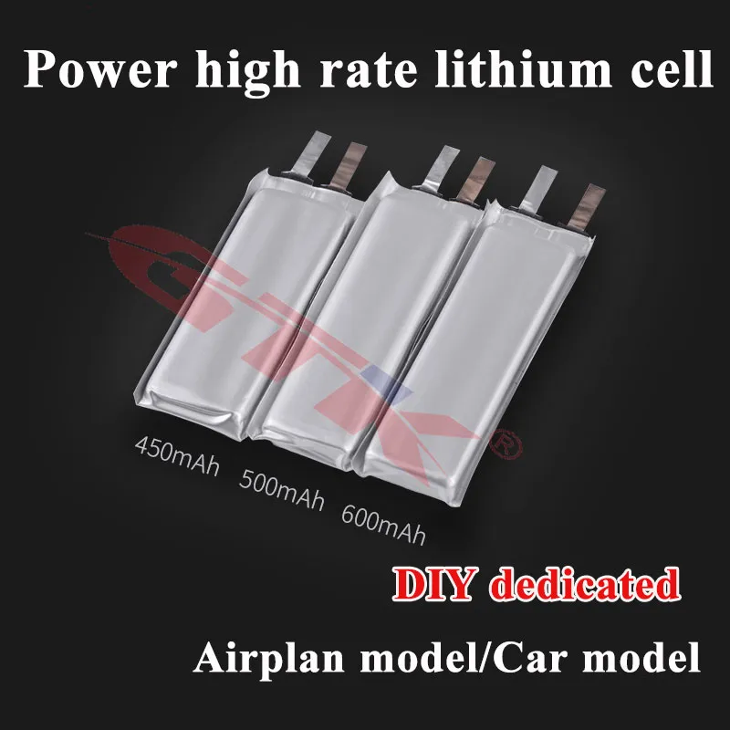 100pcs小さな高速リチウム細胞3.7V 300MAH-1200MAH 25-35C 4S 5S 6S DIY電子おもちゃリモート制御おもちゃ