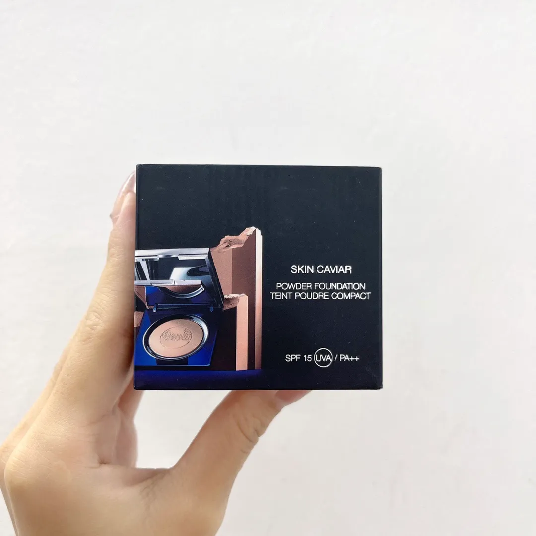 Fondation de haute qualité en poudre de peau de haute qualité 4G Teint Poudre Compact SPF 15 Cosmétiques Maquillage Cream Cream + Cadeau