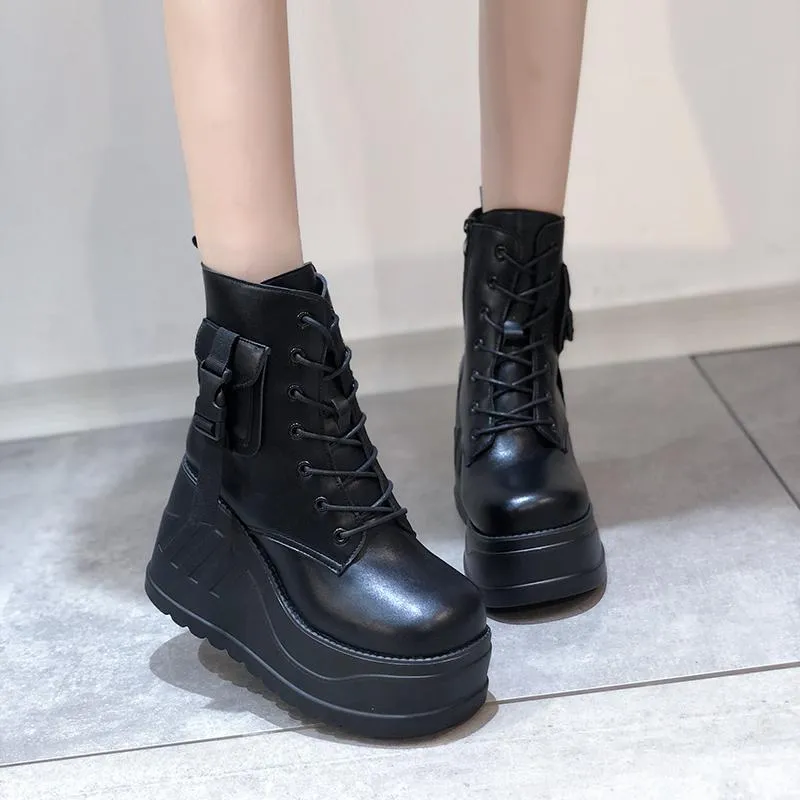 Cool black ankle boots sale