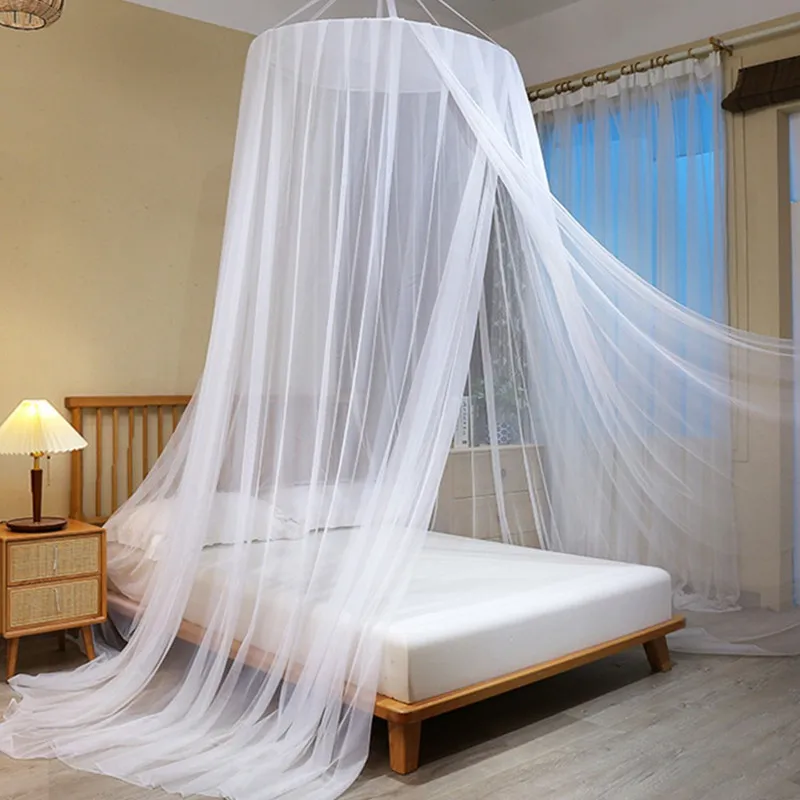 Verão mosquitos faciais ao ar livre dobrável net inseto-resistente circular  cabeça mosquiteiro portátil cama redes instalação gratuita