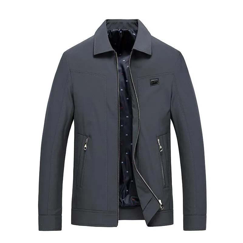 Mäns Jackor Toppkvalitet Teen Stand Collar Suit Jacket Män Slim Fit Blazer Höstrock Casaco Masculino Stor storlek S-4XL