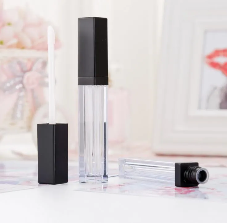 5 ml lipgloss plastic flescontainers lege duidelijke lipgloss buis eyeliner wimper container SN3328