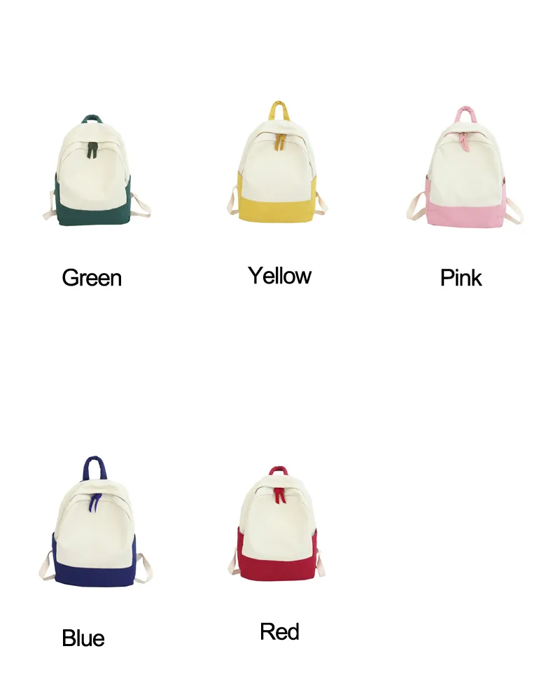 Women Canvas Backpacks Ladies Shoulder School Bag Backpack Rucksack for Girls Travel Fashion Bag Mochilas Sac A Dos