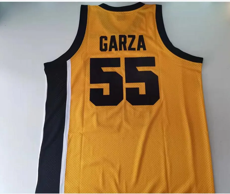 Özel Basketbol Forması Erkek Genç Kadınlar Vintage 55 Luka Garza Lisesi S-6XL veya herhangi bir isim ve numara forması