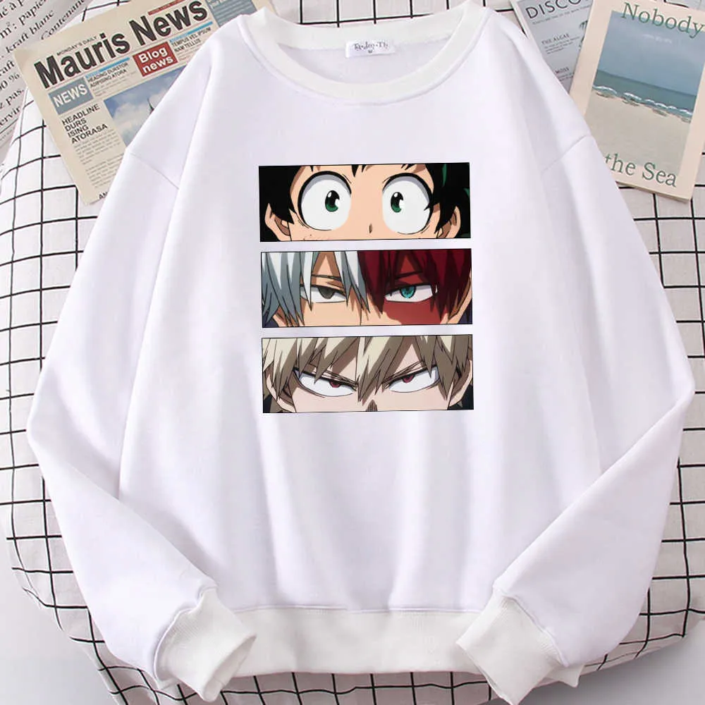 My Hero Academia Anime Prints Hoodies Men Simplicity Fashion