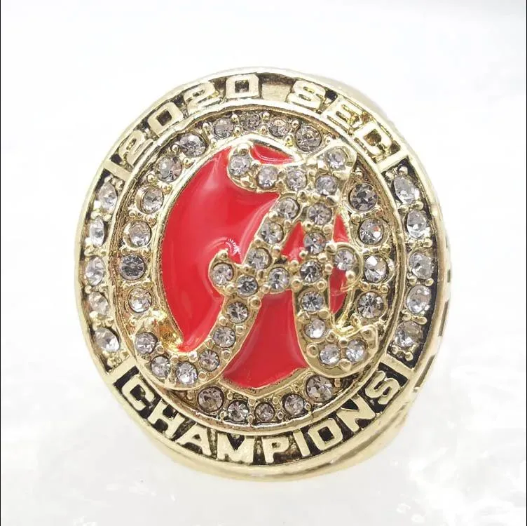 Liga narodowa Alabama Championship Ring Stop Diament Biżuteria