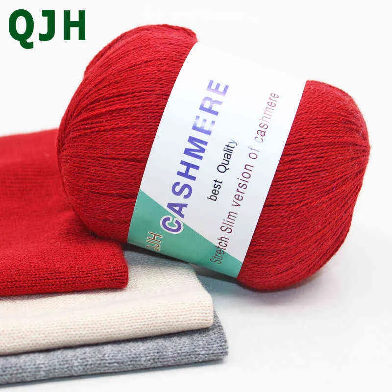 1pc 50g / PCSモンゴル柔らかいカシミヤの混合糸の手の編み物のウール線織りセータースカーフ防止糸の糸の糸のギフトY211129