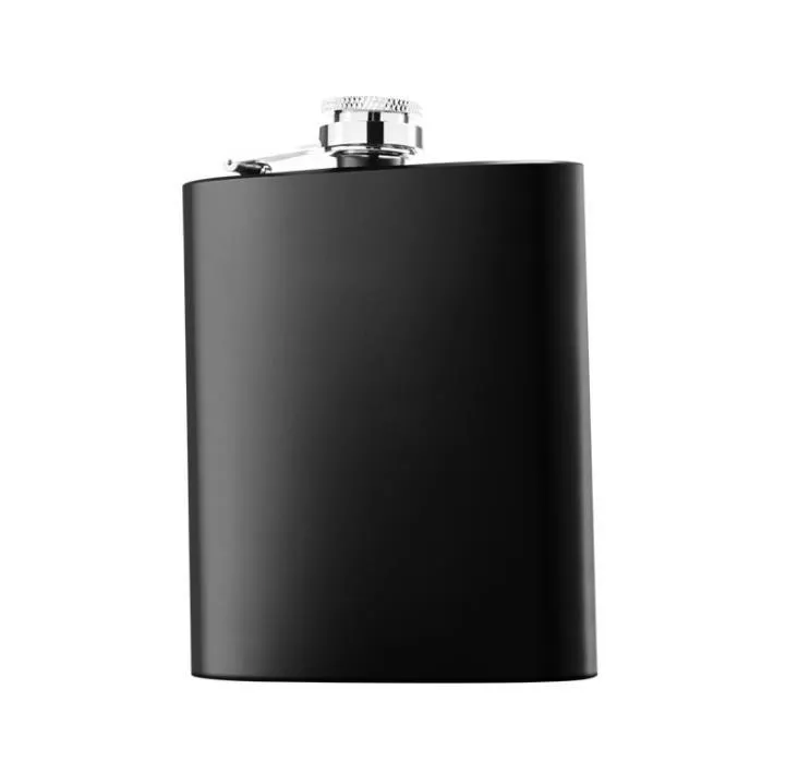 6ounces Wine Pot Hip Flask Paint Matte Black Cup Stainless Steel Bottle Flagon Small Portable Mug Outdoors Indoor Drinking Utensils SN6349