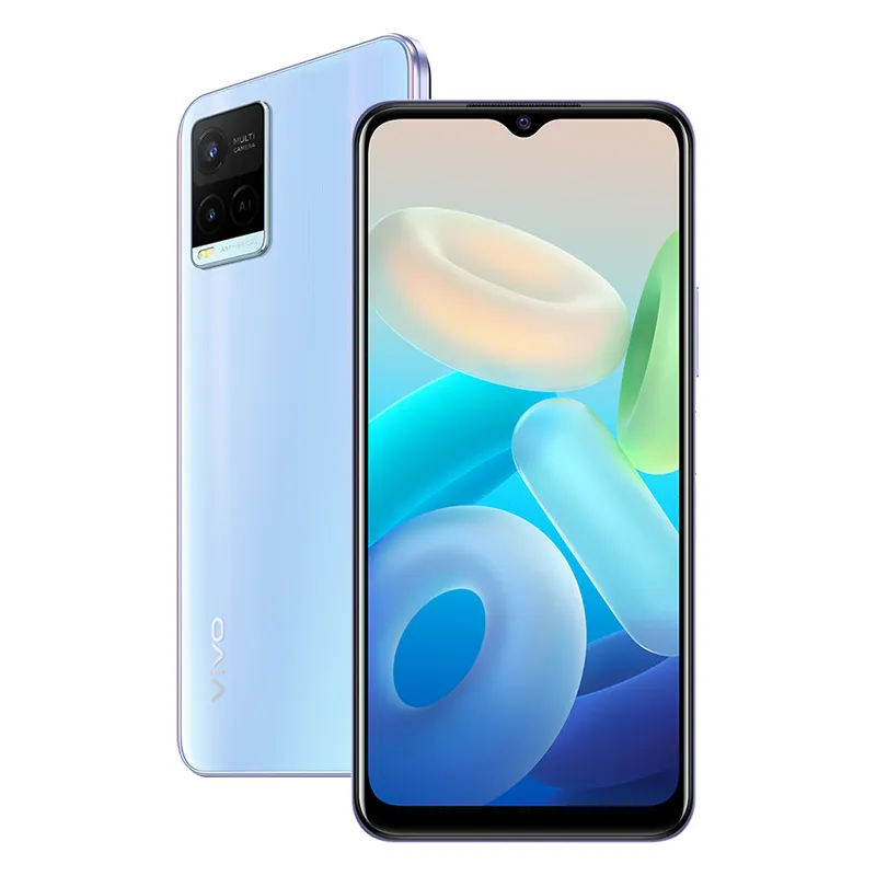 Original Vivo Y32 4G Mobile Phone 8GB RAM 128GB ROM Octa Core Snapdragon 680 Android 6.51" LCD 60Hz Full Screen 13MP OTG 5000mAh Fingerprint ID Face Wake Smart Cellphone