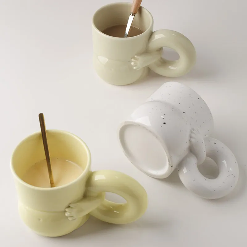 Creative Fat Baby Tasses Belle Bureau Tasse À Café En Céramique Roman Conception Tasse En Porcelaine Nordique Simple