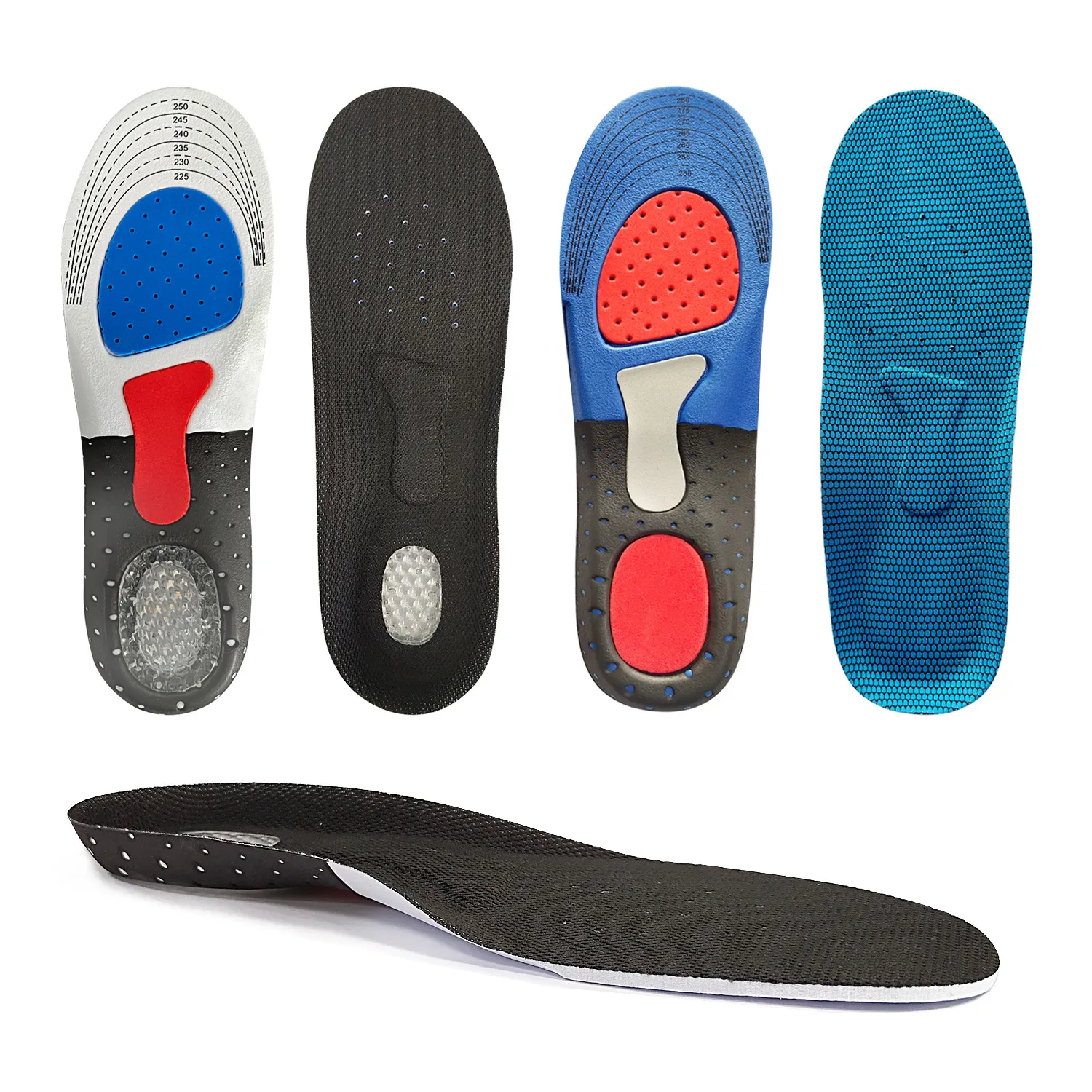 Shoe Parts Accessories insole size 35-46 Multifunctional sports insoles EVAPU shock absorption basketball football honeycomb insole wholesale sweat wicking