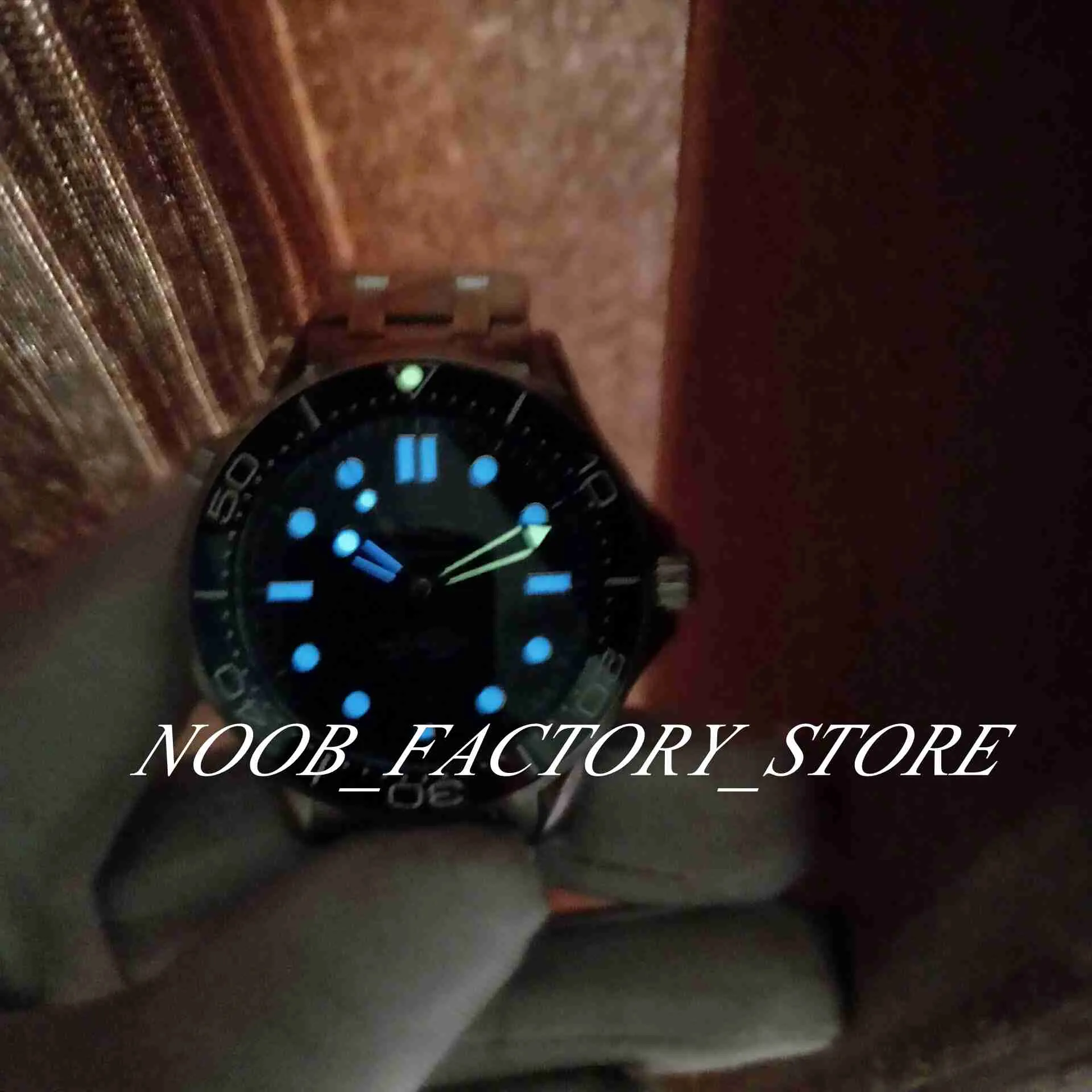 Super Factory S Watch UNIKRECTIONAL ROTATHING RAMEL Black Dial 300m nurkowe Luminous 42mmstainless Stal Pass Cal 88253y