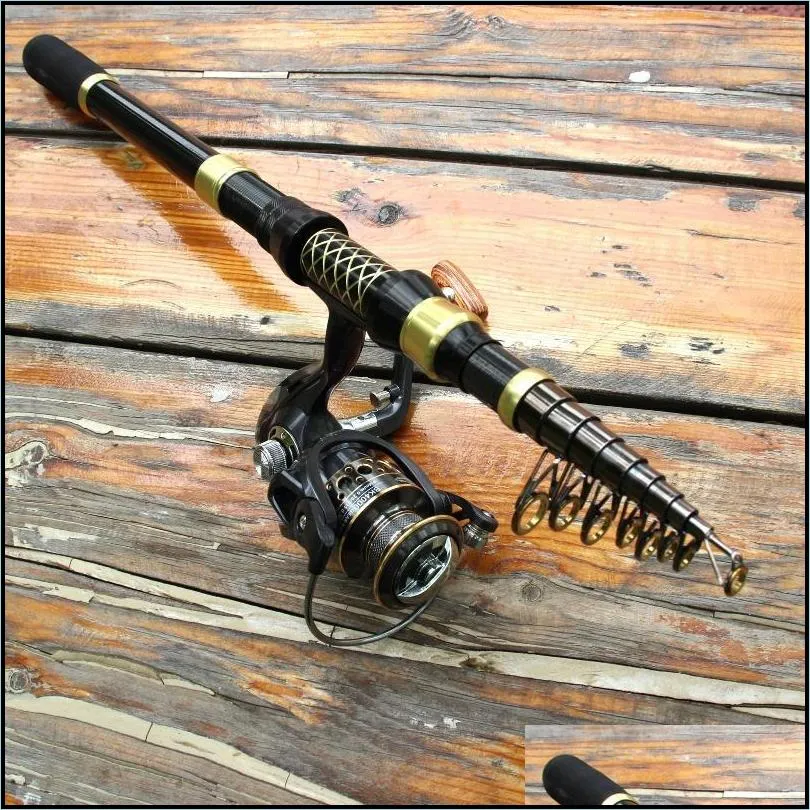 Boat Fishing Rods Brand Rod And Roll Combo, Portable Spinning 13BB Reel, Trout Rod, Beginner Carp Pesca 1.8m-3.6m