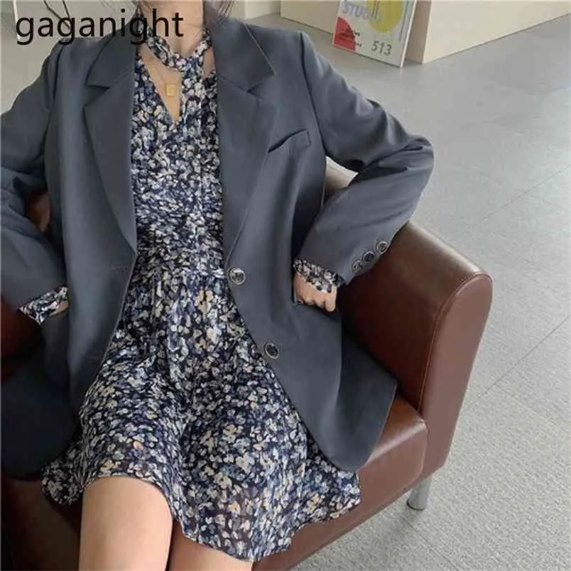 Womens Floral Print Chiffon Dress Suit Blazer Mini Dress, V Neck
