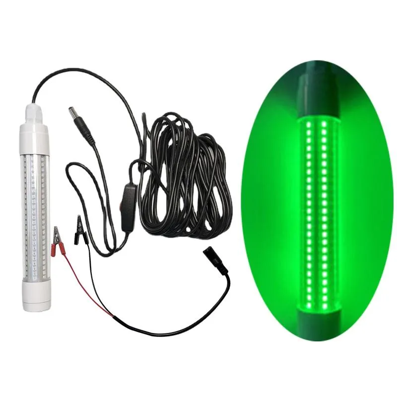 Submersible Underwater Fishing Light With 126 LEDs, Battery Clip