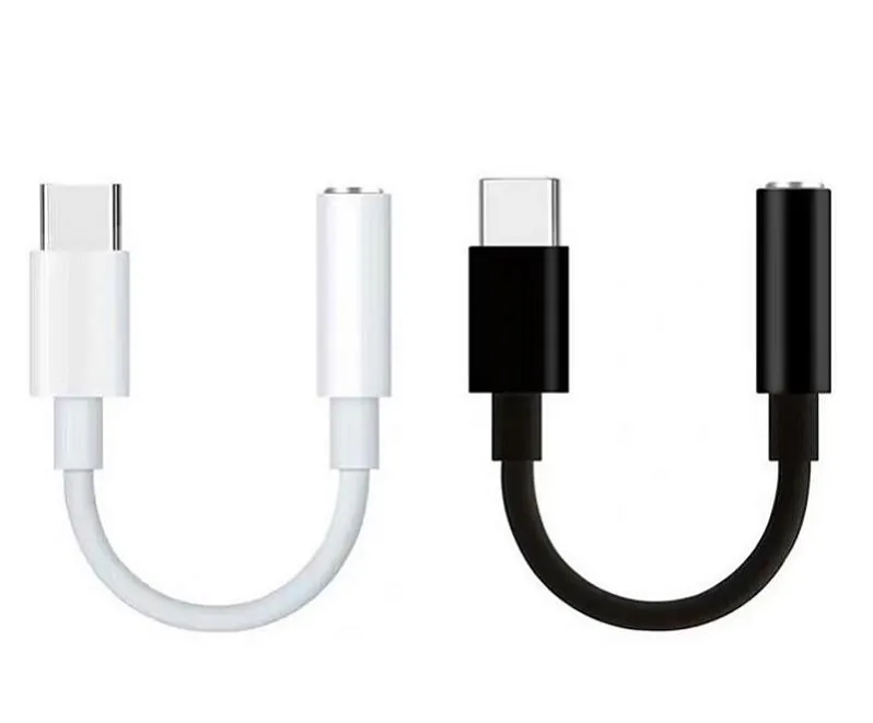 Mobiele telefoonadapters Nieuw type C tot 3.5 Jack Oortelefoon Kabel USB naar 3.5mm AUX Hoofdtelefoon Adapter voor Huawei Mate P20 Pro Xiaomi Mix