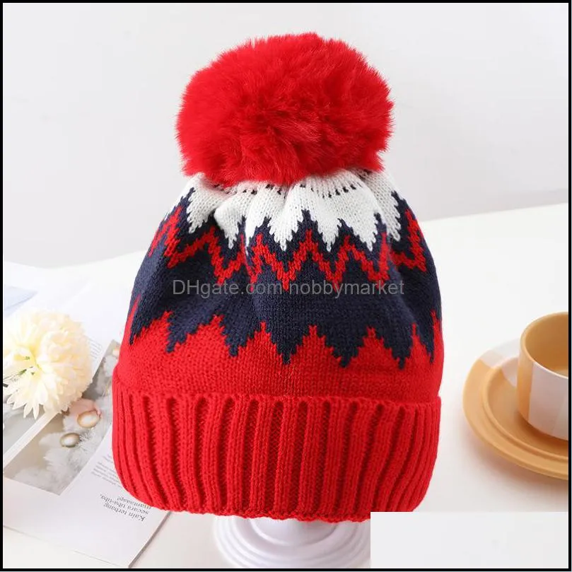 Womens Winter Knitted Beanie Hat Warm Lined Knitted Soft Beanie Women Ski Cap LLF11289