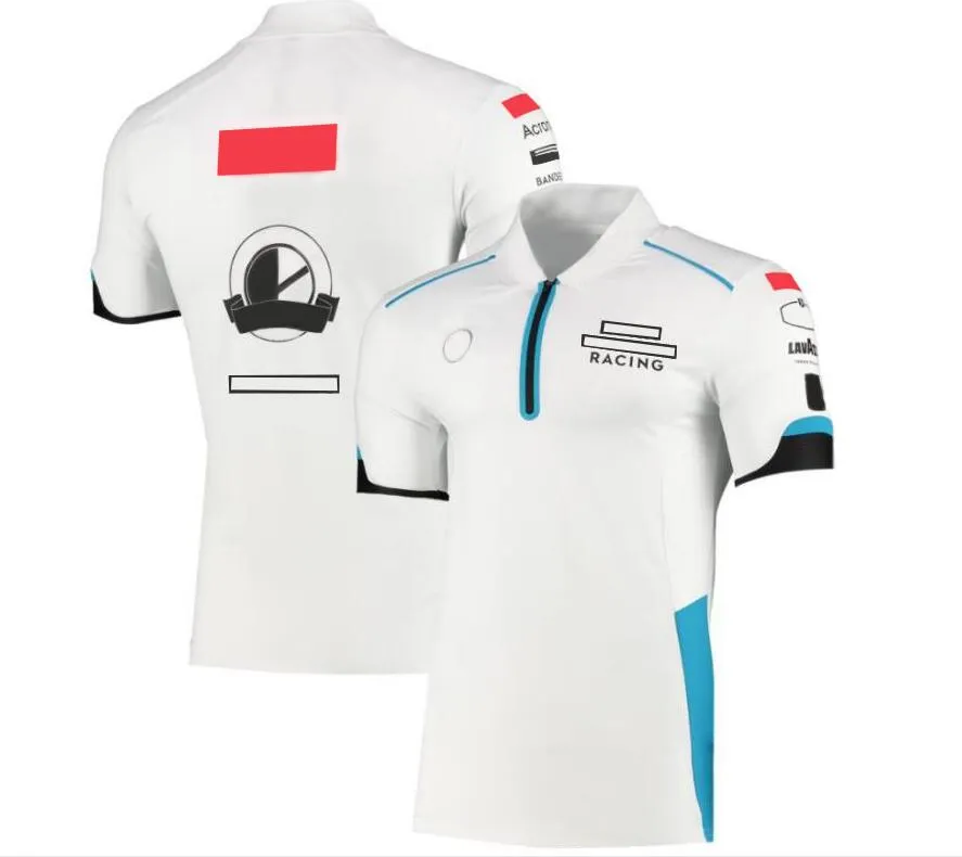 2021 f1 T-shirt Formule 1 auto LOGO teamuniform racepak T-shirt met korte mouwen mannelijk poloshirt op maat gemaakte autoclubkleding236e