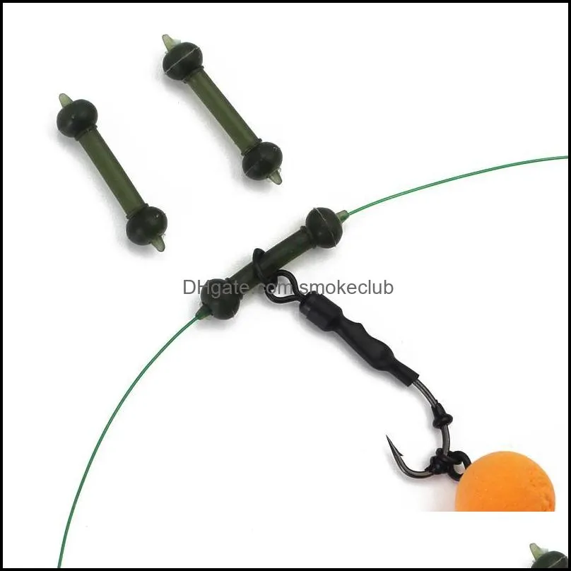 Sports Outdoorscarp Fishing Aessories Hélicoptère Rig Line Protector Chod Beads Manchon en caoutchouc Feeder Drill Kit Drop Delivery 2021 Rnela