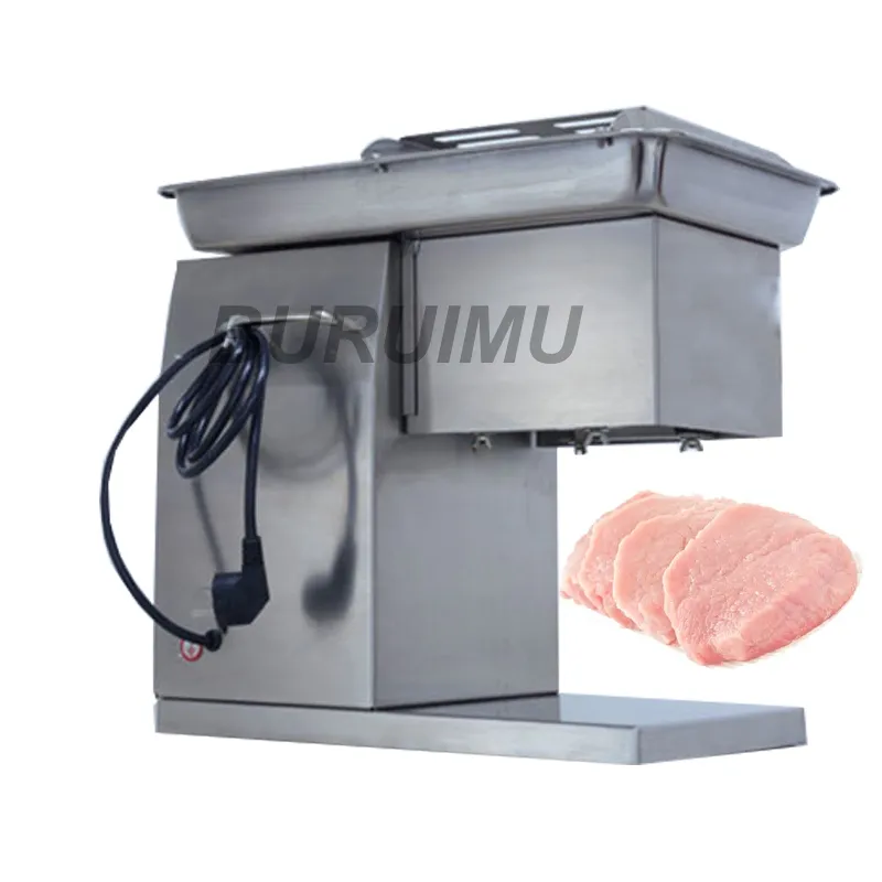 Chicken Brest Slicing Cutting Machine Boneless Fish Meat Shred Cutter Maker Pork Beef Shredding Manufacturer 220V