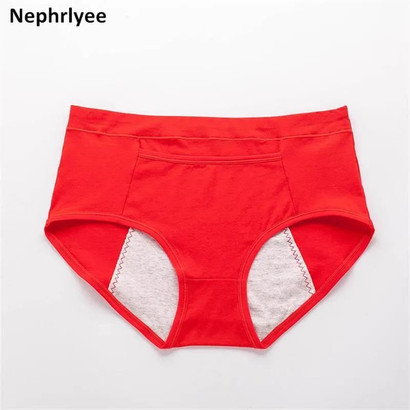 Leak Proof Menstrual Panties Physiological Pants Women Underwear Period  Cotton Waterproof Briefs Plus Size Female Lingerie