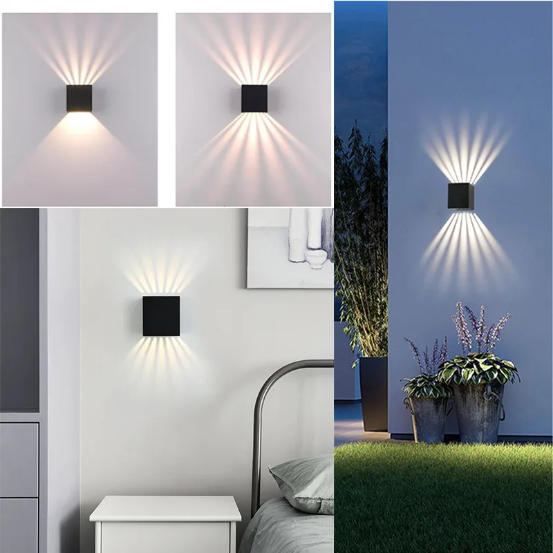 Lâmpada de parede LED à prova d 'água ip65 alpendre luzes de jardim SCONCE varanda terraço decoração iluminação luz