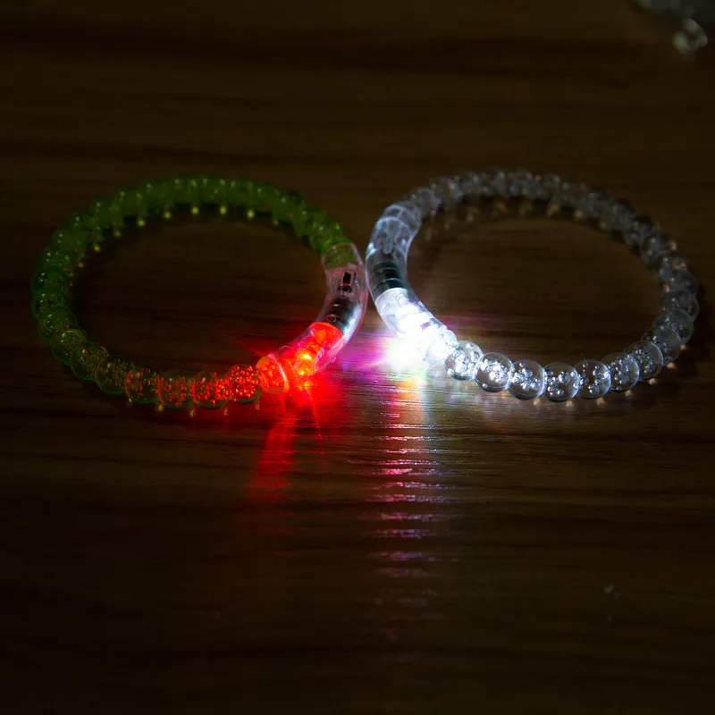 Buy Bulk LED Light Up Multi-Color Flashing Braded Bracelets