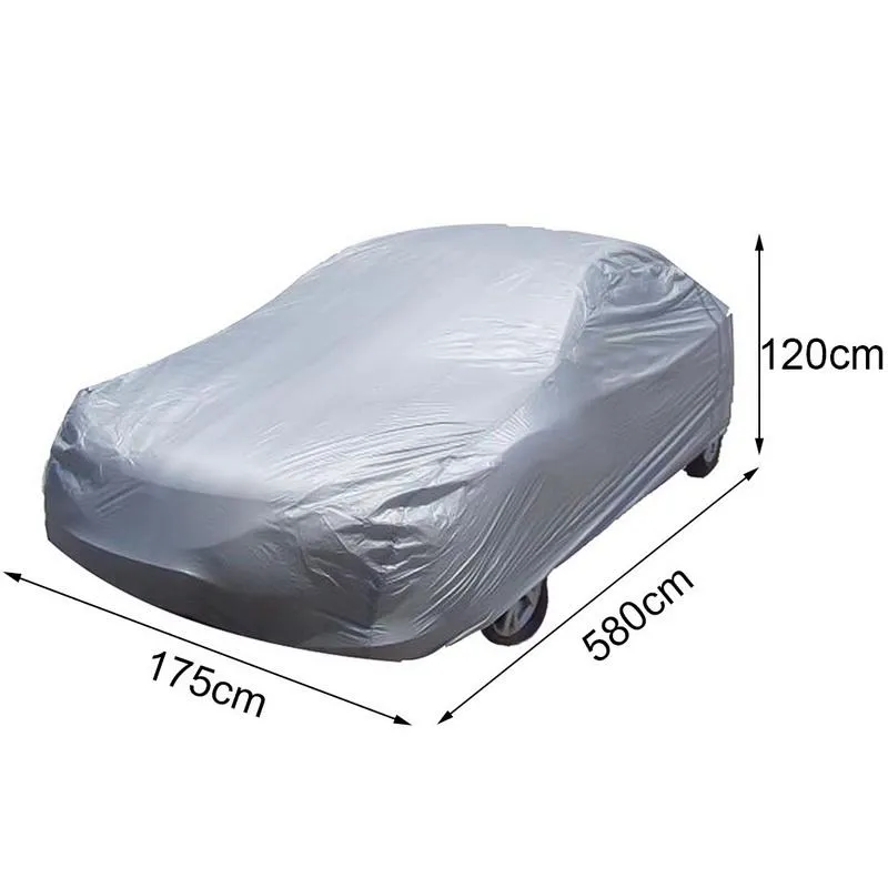 Car Cover Waterproof And Dustproof, All Weather Car Protection Cover Sun  Protection 480*175*120cm