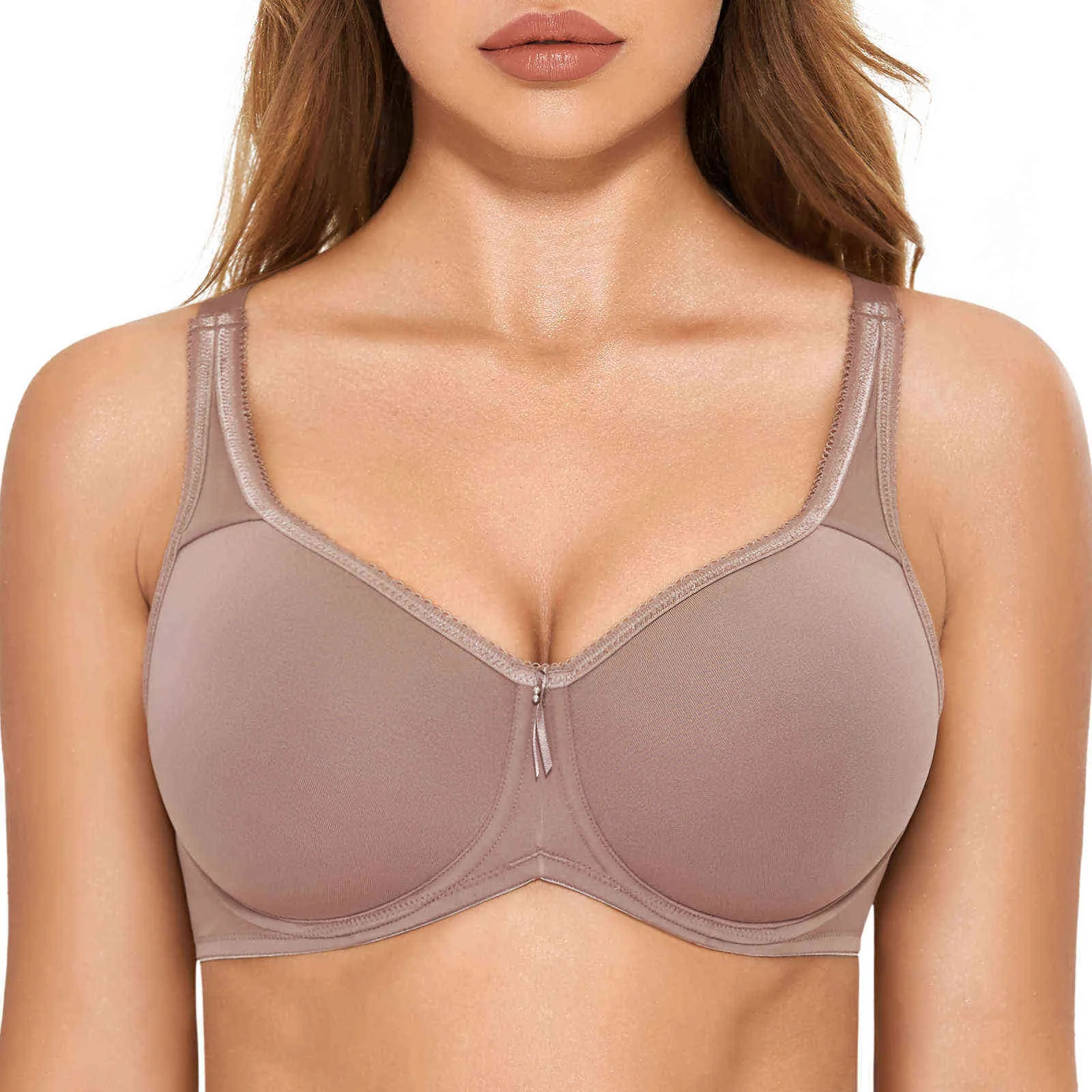 Womens Seamless Full Coverage Underwire Lightly Padded Basic