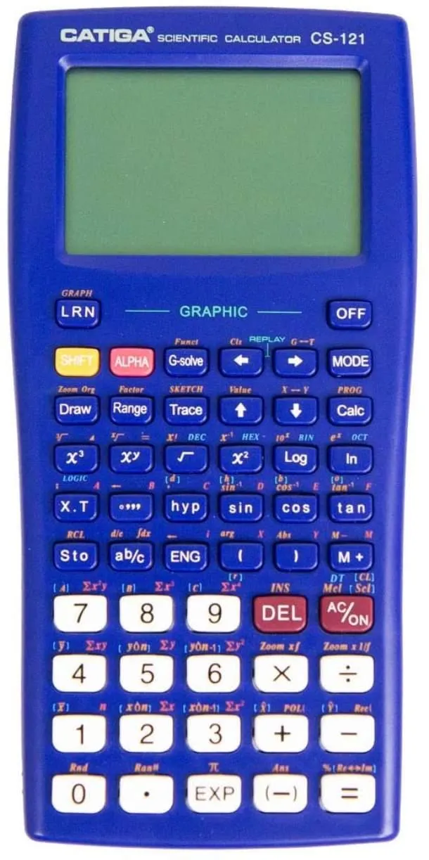 Scientific Graphic Calculator 12-Digit LCD Display Over 360 Functions ...