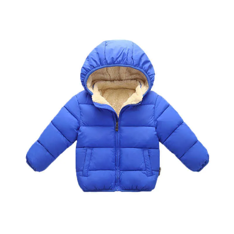 Meninas meninas meninos jaquetas de inverno crianças espessamento acolchoado casaco toddler outerwear roupas crianças casacos quentes para meninas 1-5Y H0909