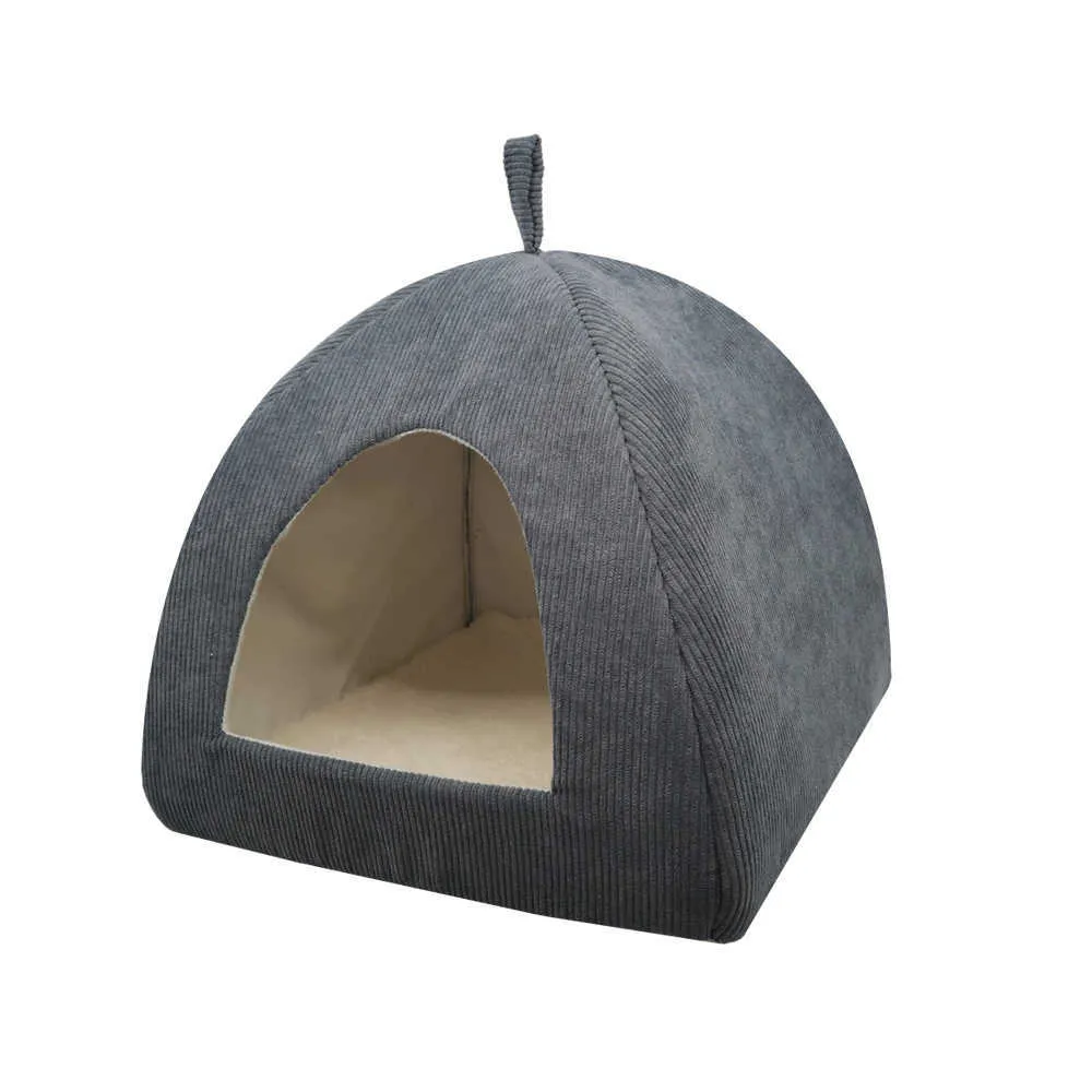 Wholesale Covered Cat Beds Amazon House Soft Corduroy Kennel Puppy Cushion Small Dogs Cats Nest Warm Sleeping Pet Dog Bed Pet Mat Supplies 210713 From Xue009 Bulk 12.84 DHgate.Com