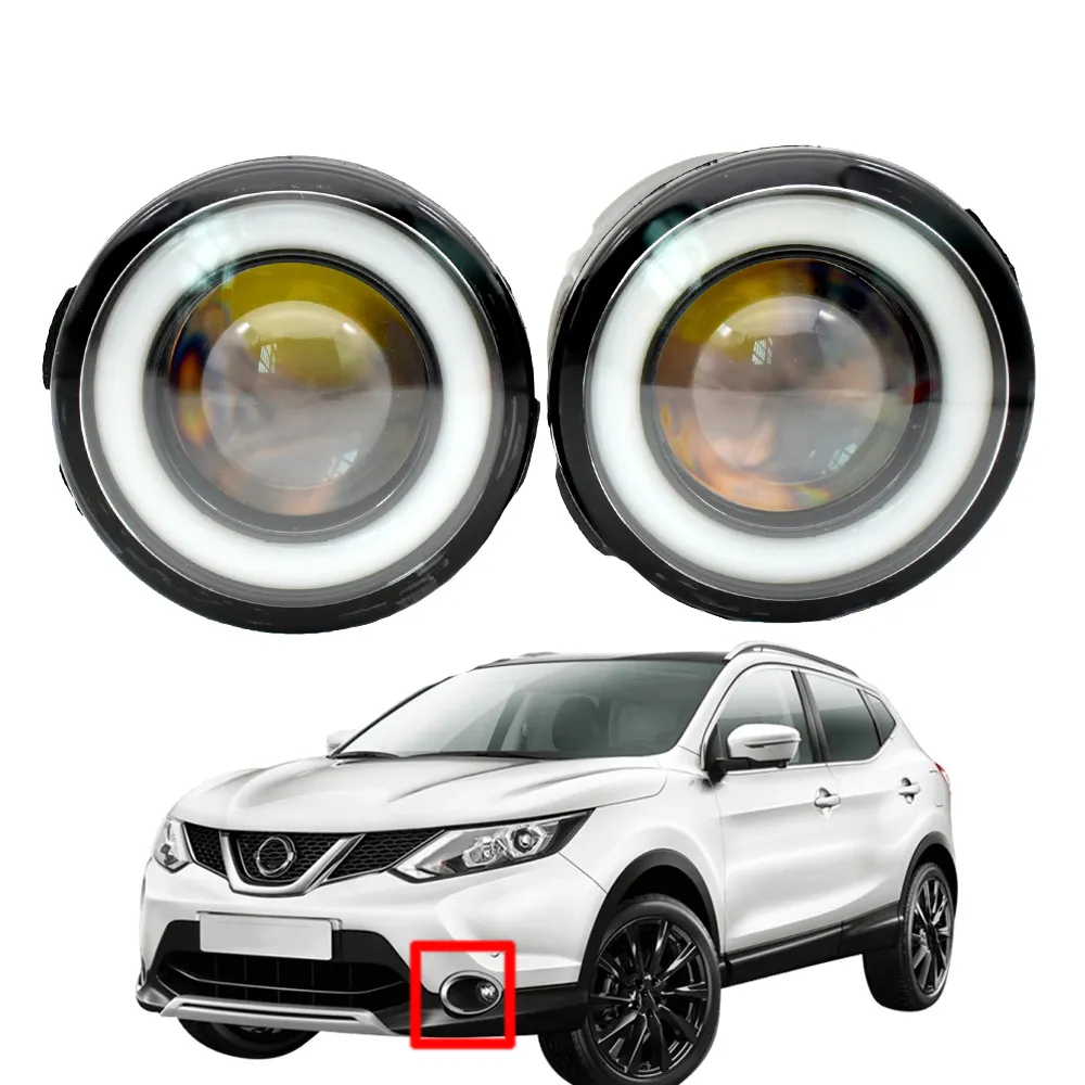 Phares Avant Gauche + Droite Pour Nissan Qashqai / Dualis J10 (2008-2014) - Ensemble Paire, Plug & Play, étanches