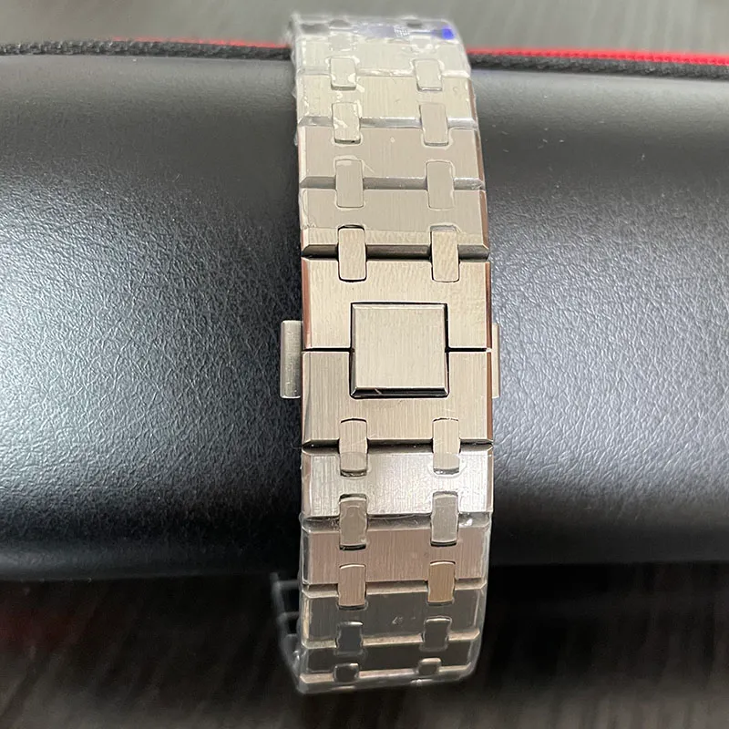 orologio montre de luxe メンズ自動機械式時計 41 ミリメートルフルステンレス鋼サファイア超発光 5ATM 防水腕時計