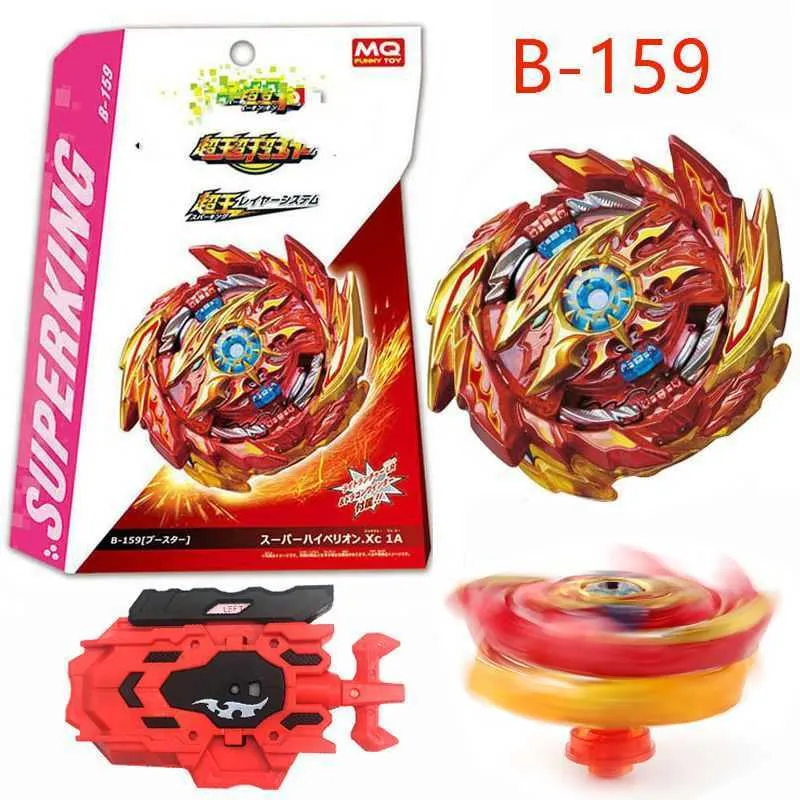 Burst Superking B-159 Spinning Top B159 Gyroscope Super Hyperion z wyrzutnią Metalowa Fusion Toy Fight Gyro Kids Childrengifts X0528